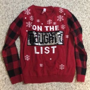 Flip sequins Christmas sweater!